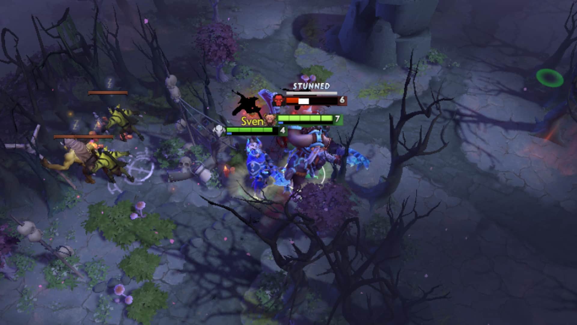 Centaur Warrunner hunts enemies in the forest