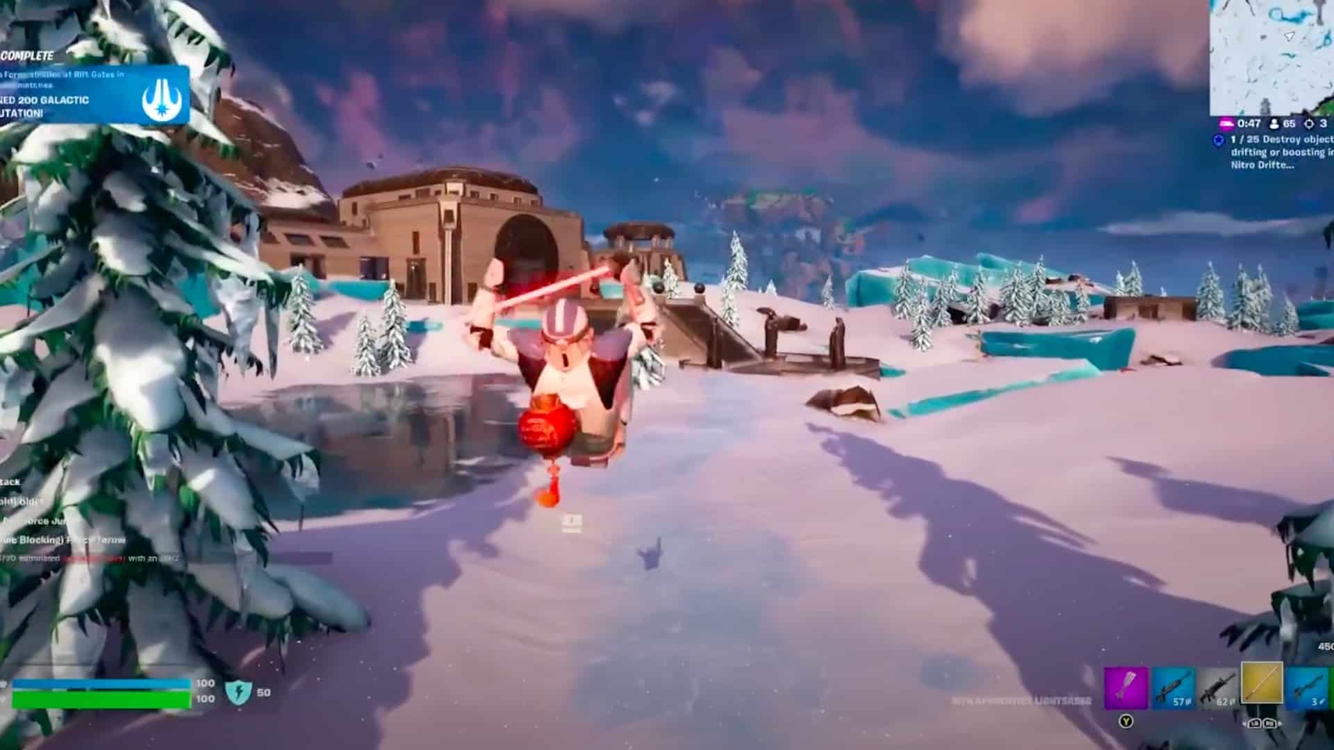 Fortnite Force Powers and Lightsabers