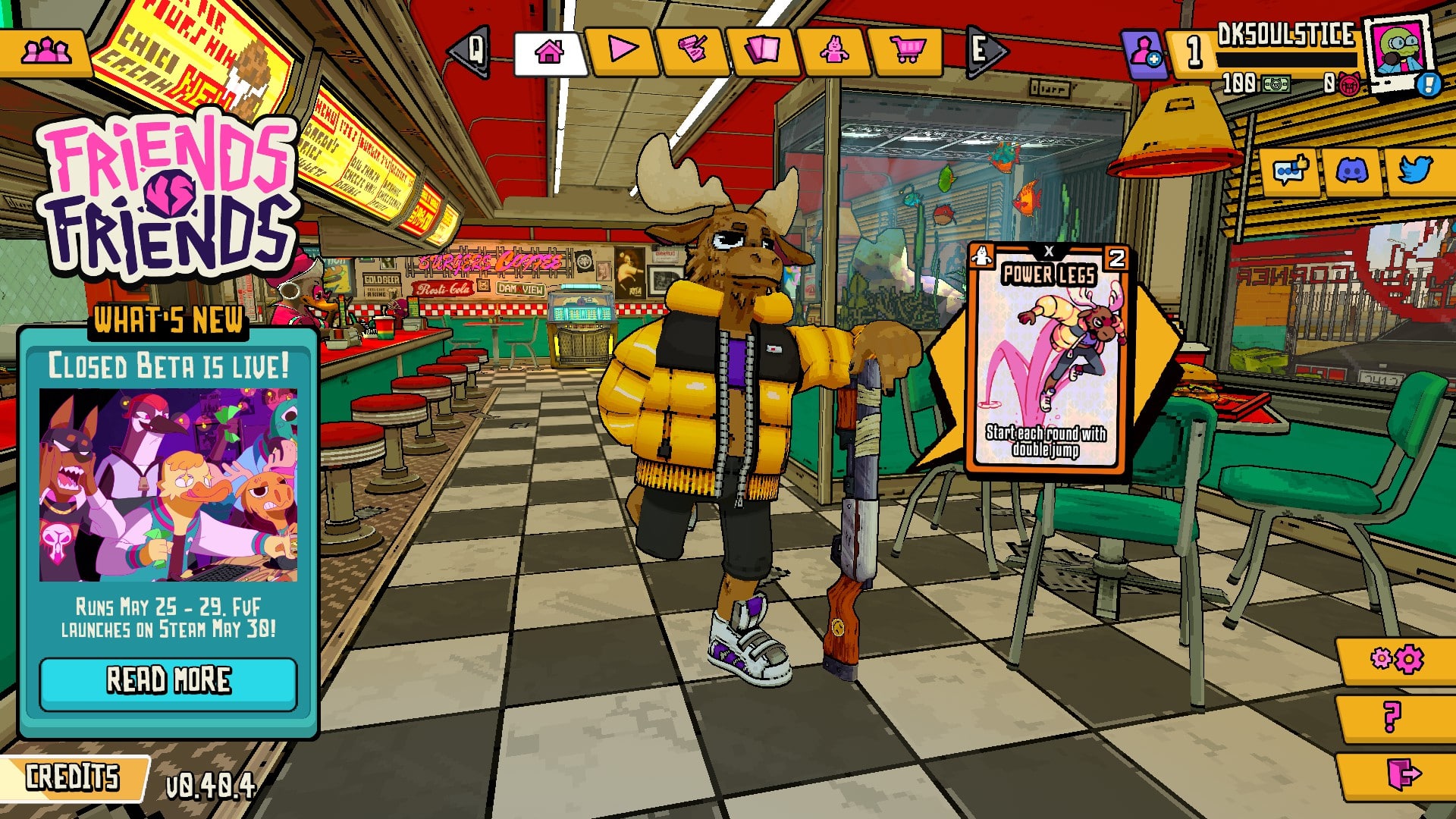 The UI in Friends vs Friends is a little cluttered and can be hard to navigate at first.