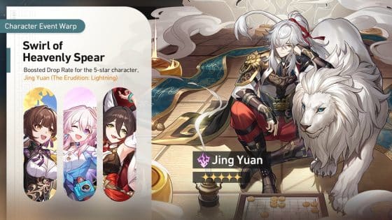Honkai: Star Rail Jing Yuan Banner, Characters, and Light Cones