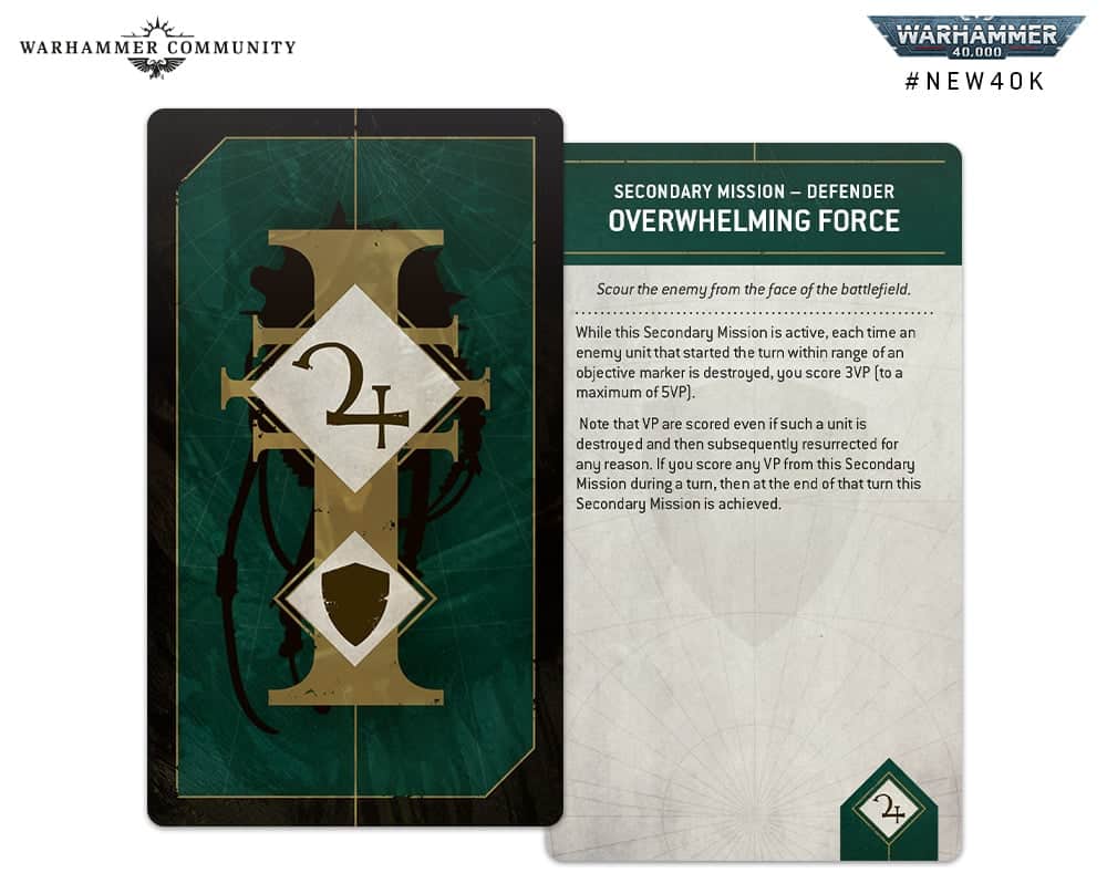 Warhammer 40k 10th Edition Mission System New Secondary Missions