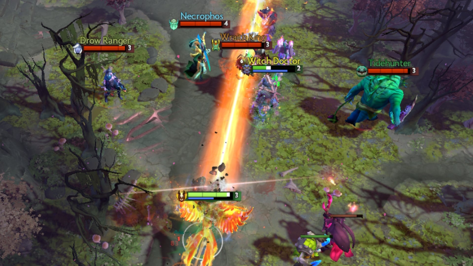 Phoenix uses a Tranquil Boots to restore health