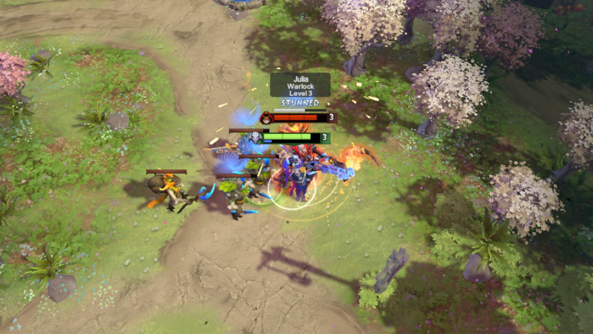 Sven uses Warcry and a Buckler to increase his armor