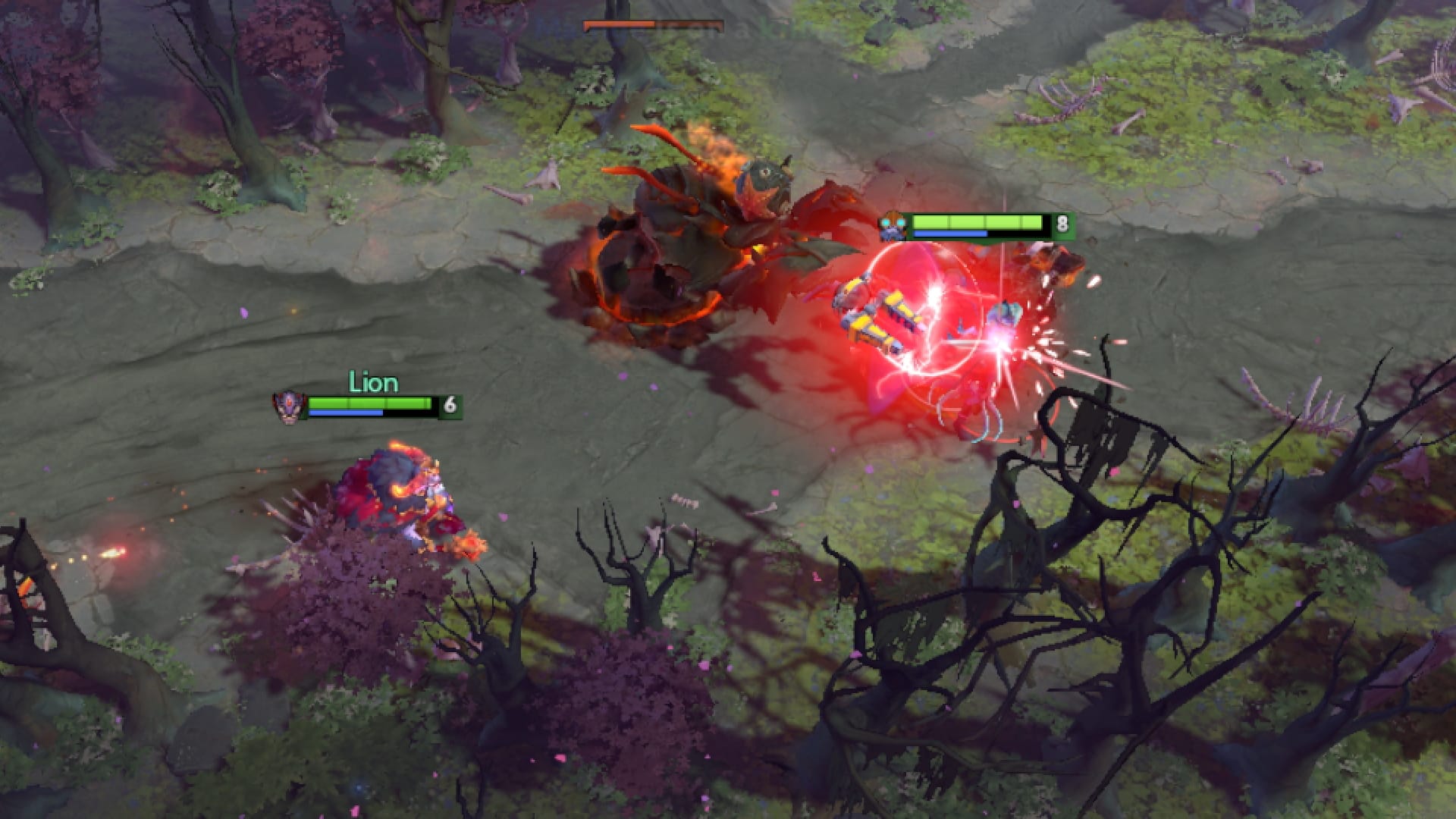 Tinker uses a Blink Dagger to cast Laser