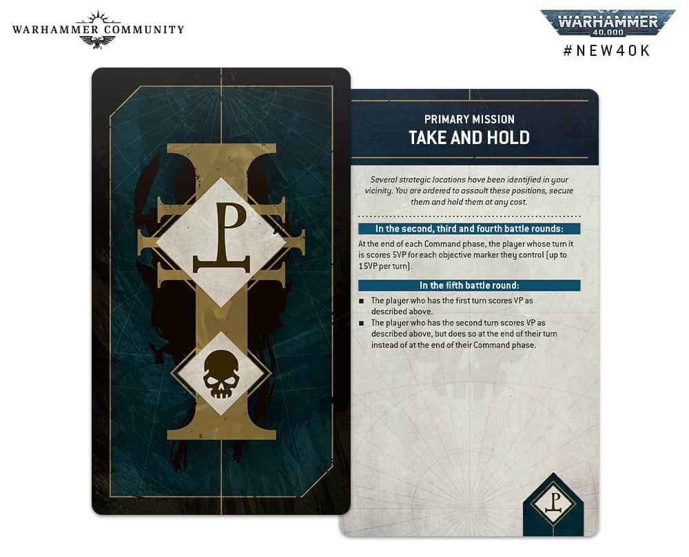 Warhammer 40k 10th Edition Mission System New Primary Mission