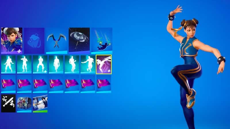 Chun Li Fortnite Skin