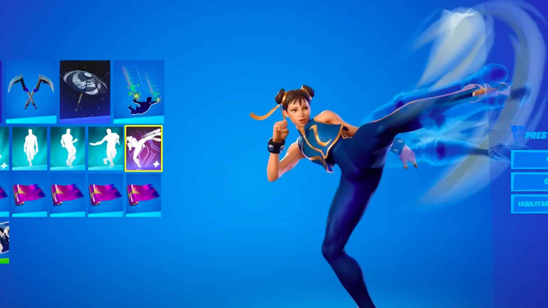 Chun Li Fortnite Skin