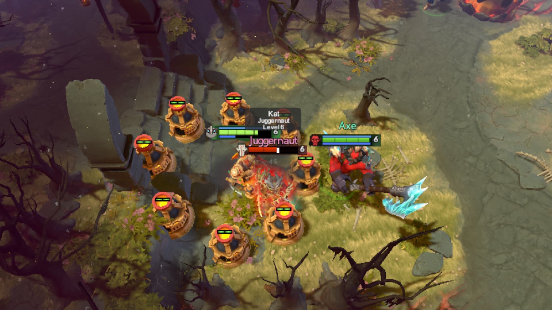 Clockwerk uses Power Cogs to annihilate an enemy after buying Vanguard