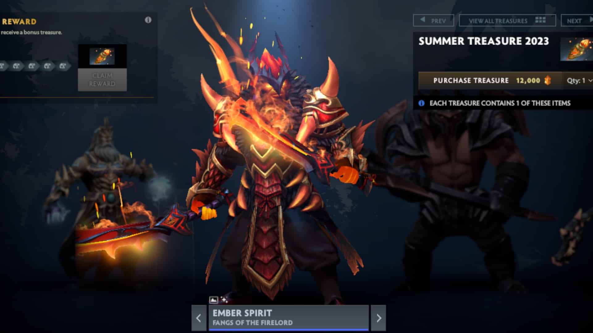 Ember Spirit glows in battle