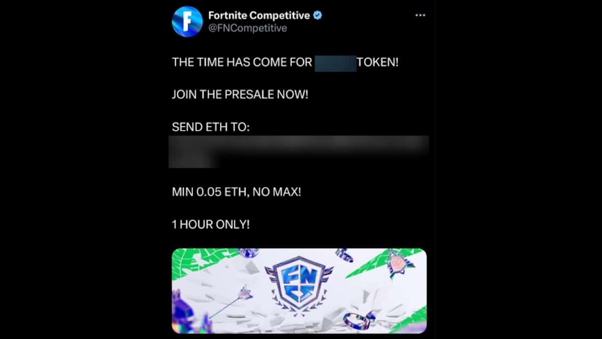 Fortnite Twitter Hacked
