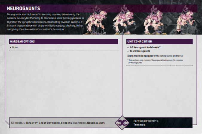 Warhammer 40k Leviathan Box Unit Datasheets are Here – and They Look Great!