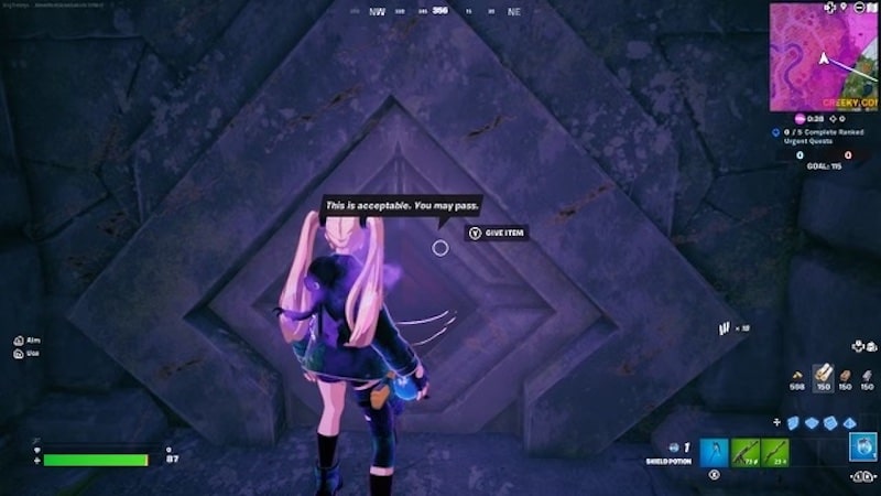 how to locate Aura’s Chalice in Fortnite