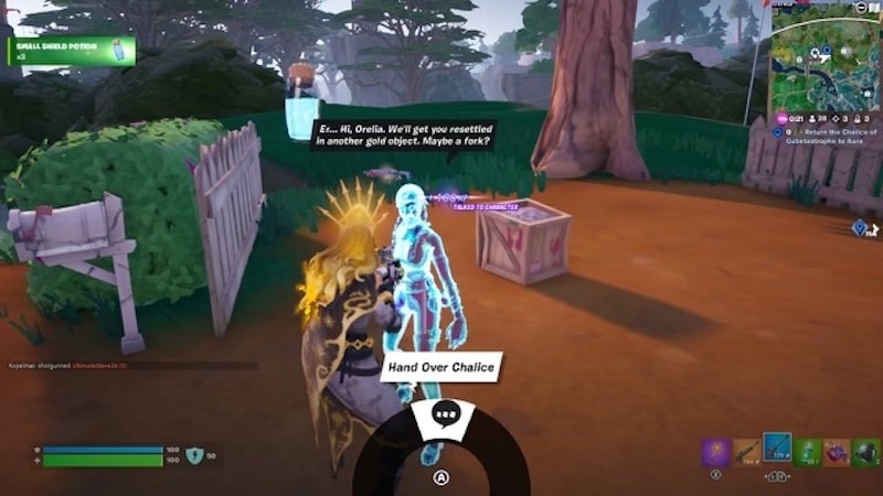 how to locate Aura’s Chalice in Fortnite