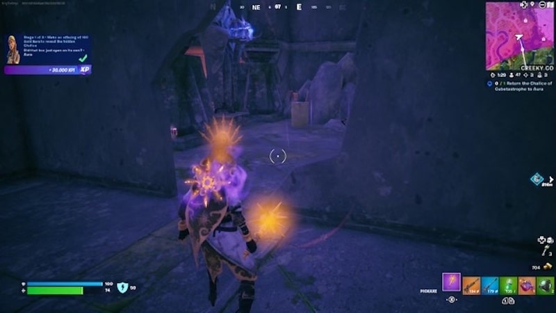 how to locate Aura’s Chalice in Fortnite