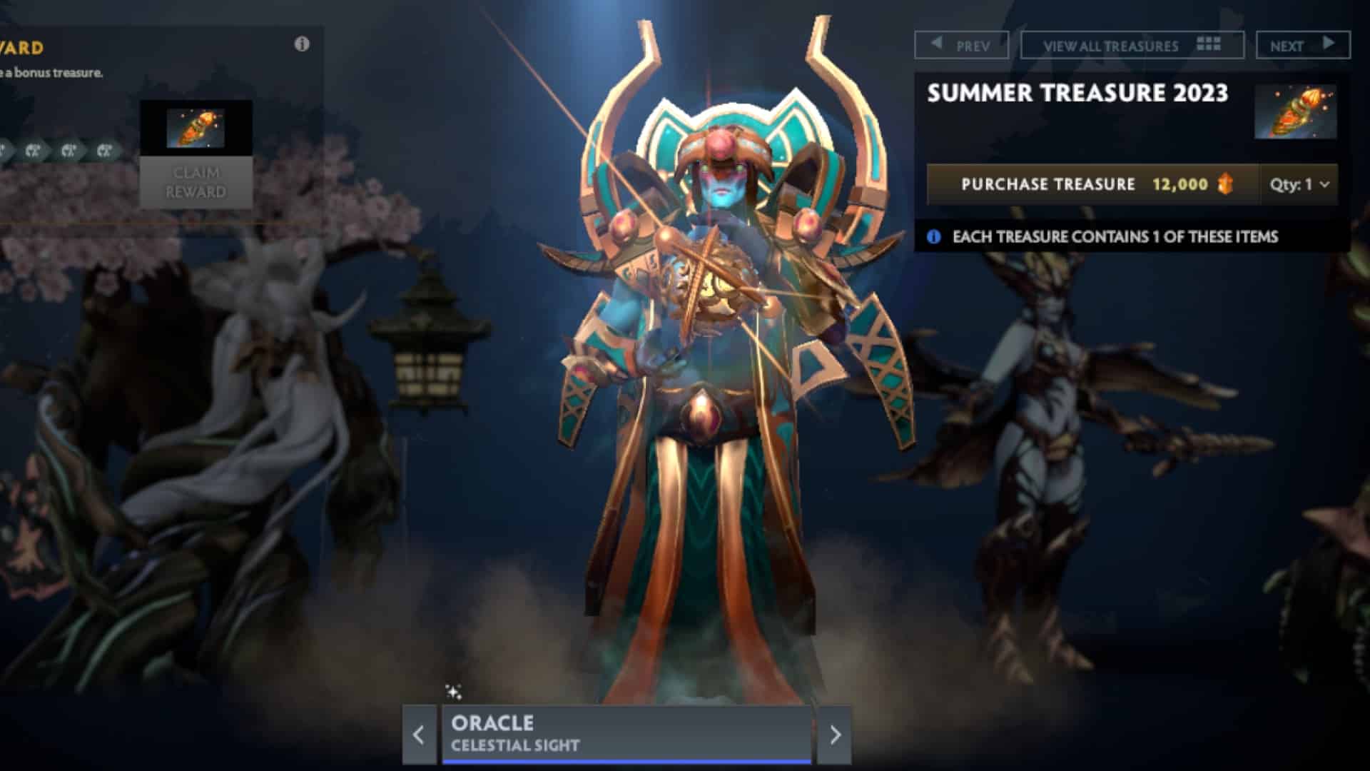 Oracle roots his enemies with a golden weapon