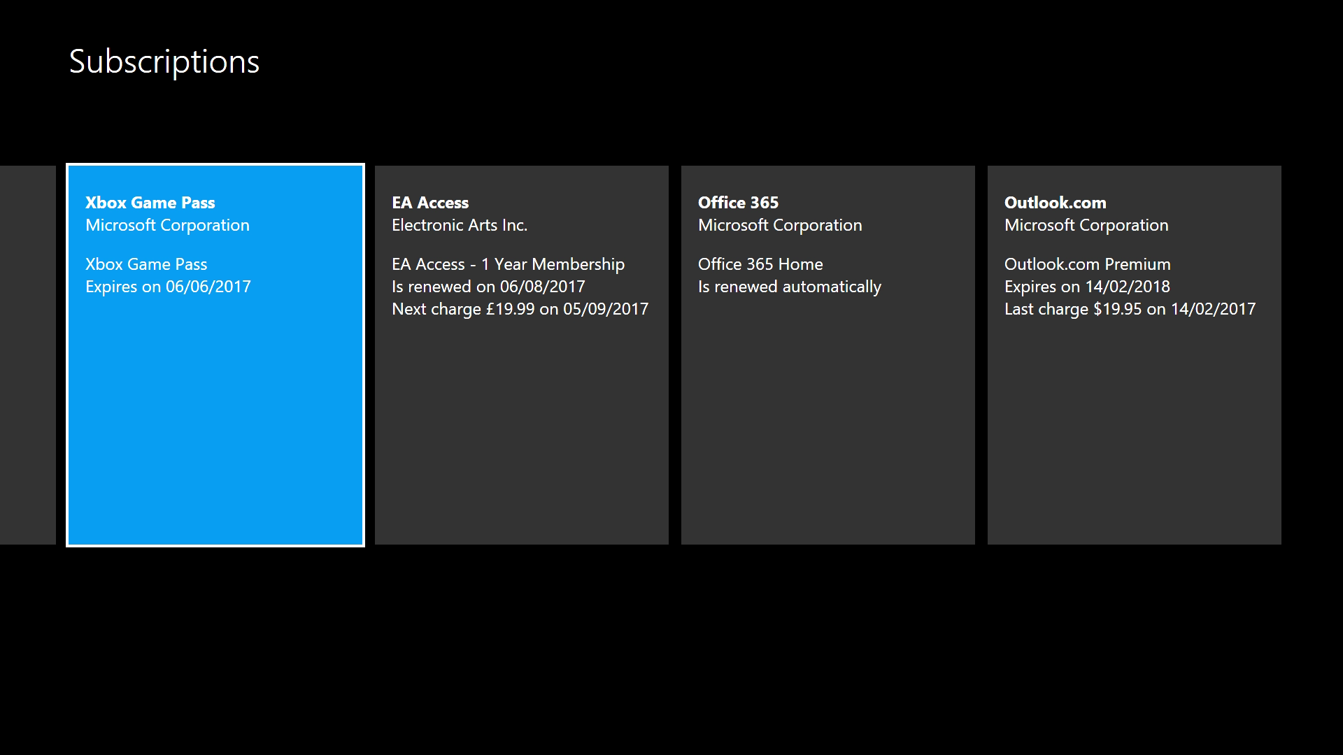 cancel xbox game pass console