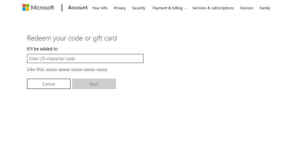 redeem xbox game pass code website