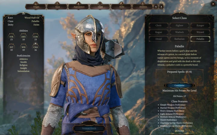 Baldur's Gate 3 Classes: The Paladin Class
