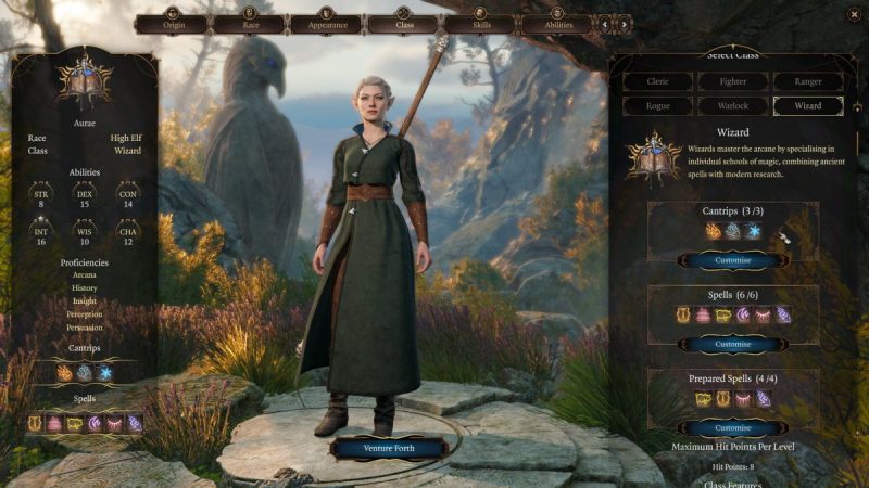 Baldur’s Gate 3 Classes: The Wizard Class Best Evocation Spells in Baldur's Gate 3