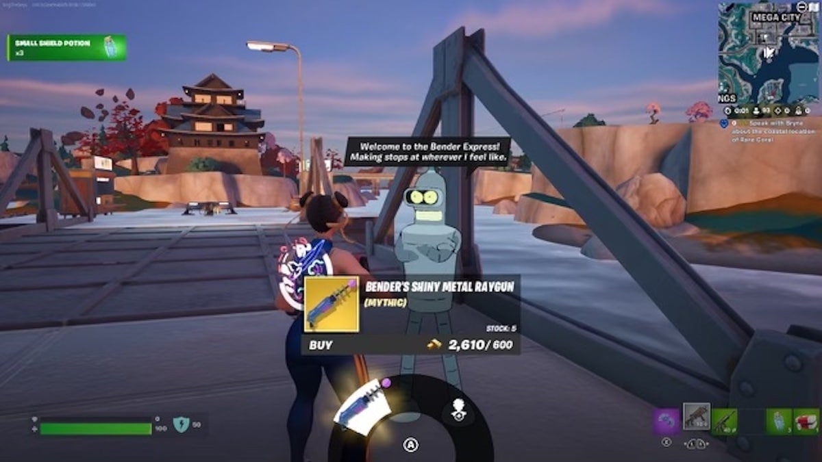 Bender’s Shiny Metal Raygun Fortnite