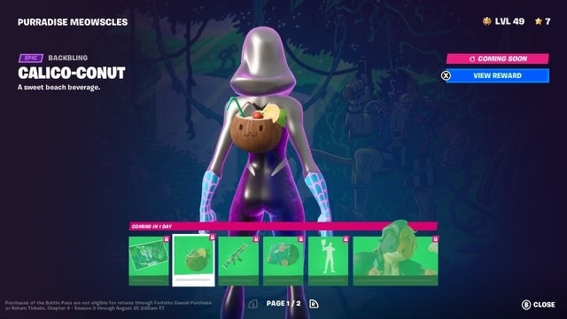 How to get Purradise Meowscles in Fortnite