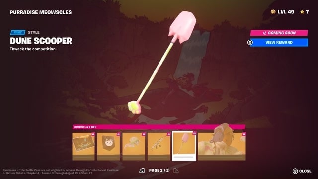 How to get Purradise Meowscles in Fortnite