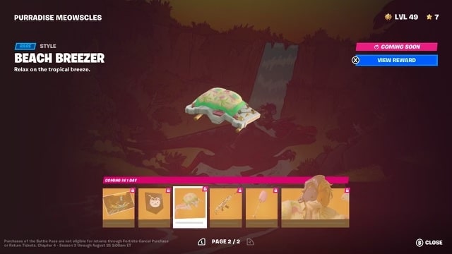 How to get Purradise Meowscles in Fortnite