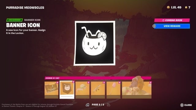 How to get Purradise Meowscles in Fortnite