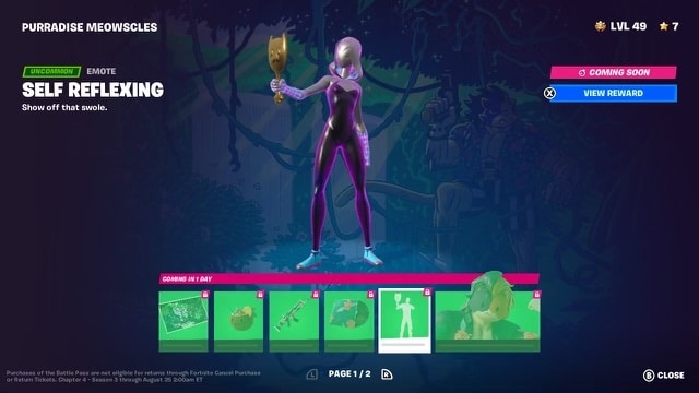 How to get Purradise Meowscles in Fortnite