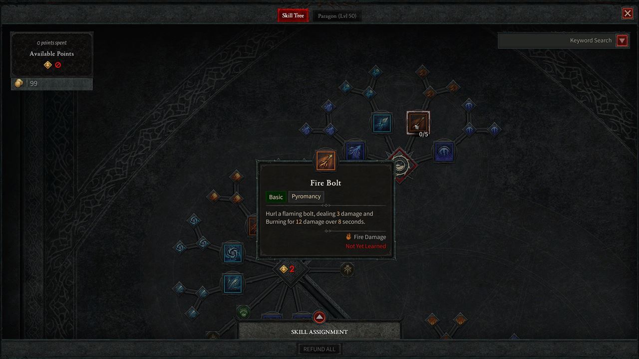 diablo 4 sorcerer skills