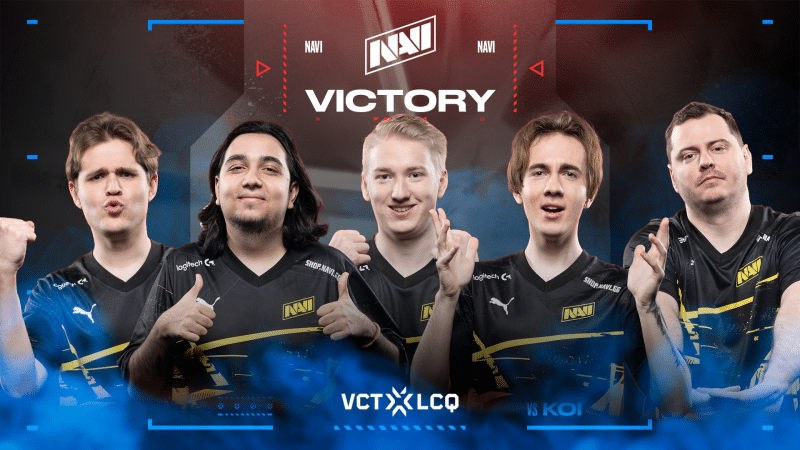 NAVI Valorant roster for VCT EMEA LCQ 2023