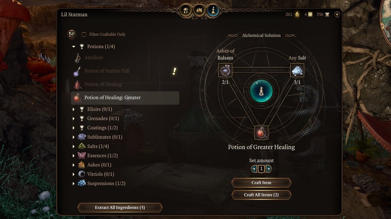 Baldur's Gate 3 How to Unlock Potions