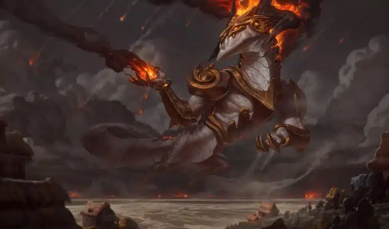 LoL Discounted Skins and Champions Ashen Lord Aurelion Sol
