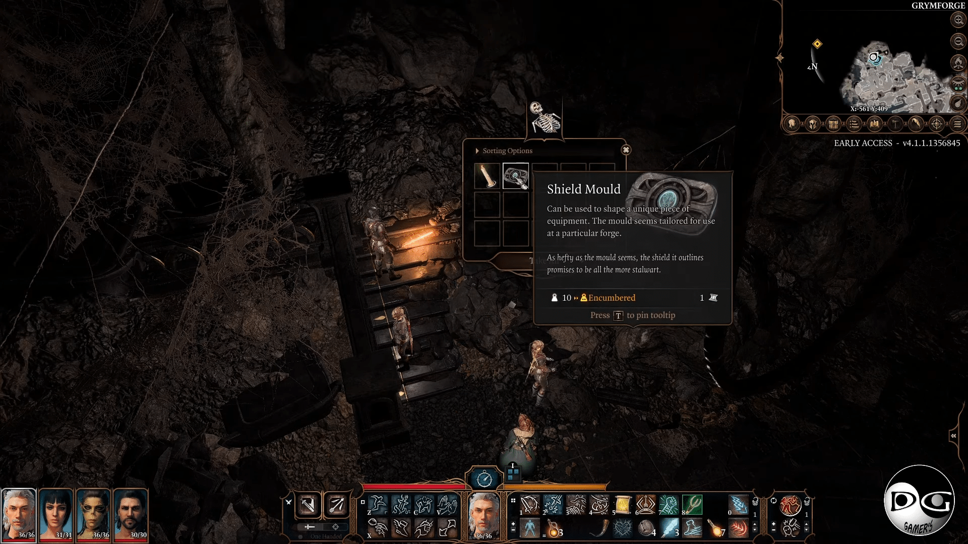 Baldur's Gate 3 Moulds Adamantine Forge Guide Credit: Dark Goes Gamer's