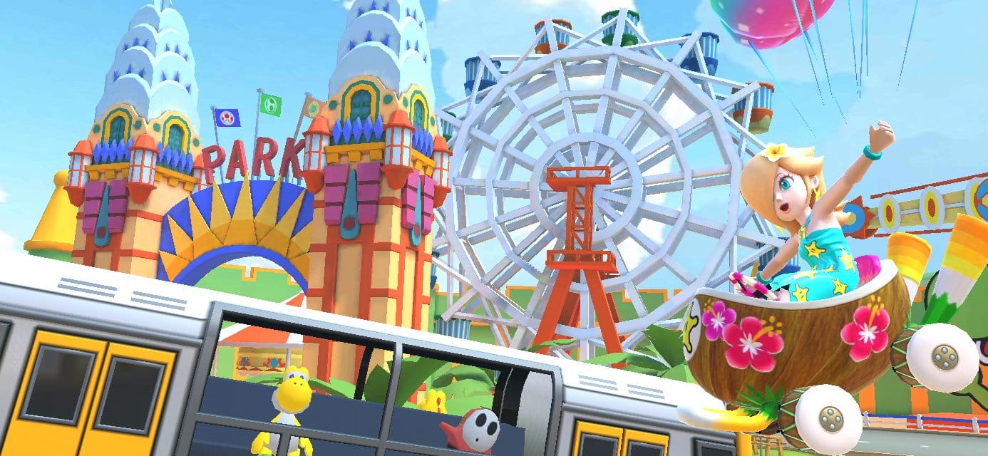 new mario kart tour map squeaky clean sprint credit: nintendo