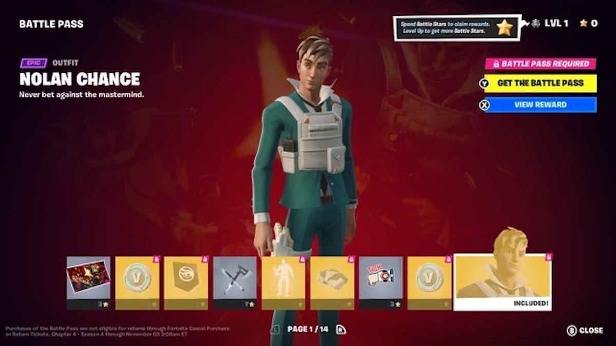 Full Fortnite C4 S4 Battle Pass 