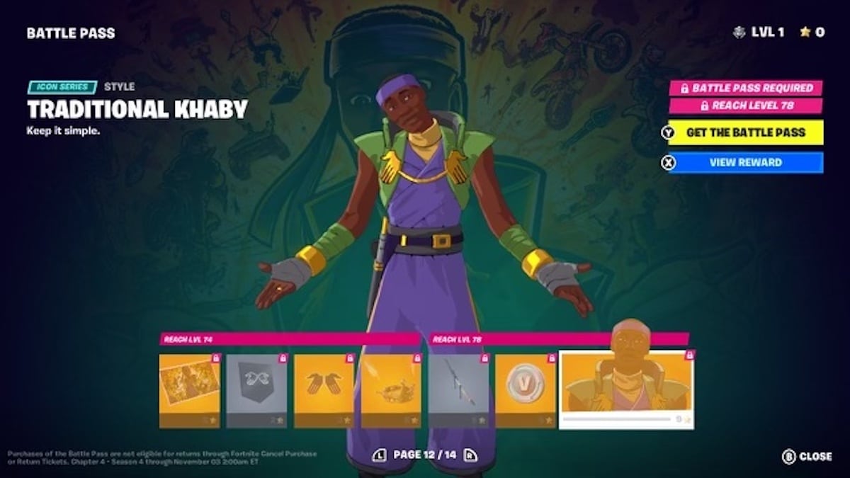 Full Fortnite C4 S4 Battle Pass 