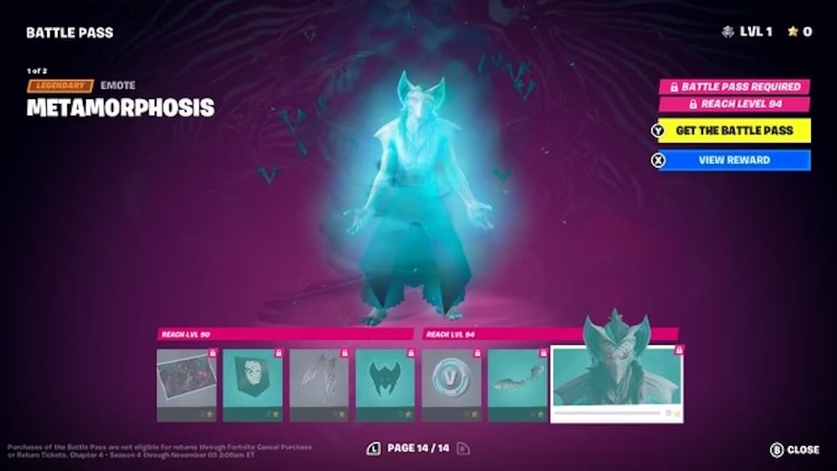 Full Fortnite C4 S4 Battle Pass 