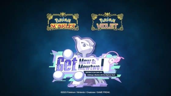 Mew Mystery Gift and Mewtwo Tera Raid
