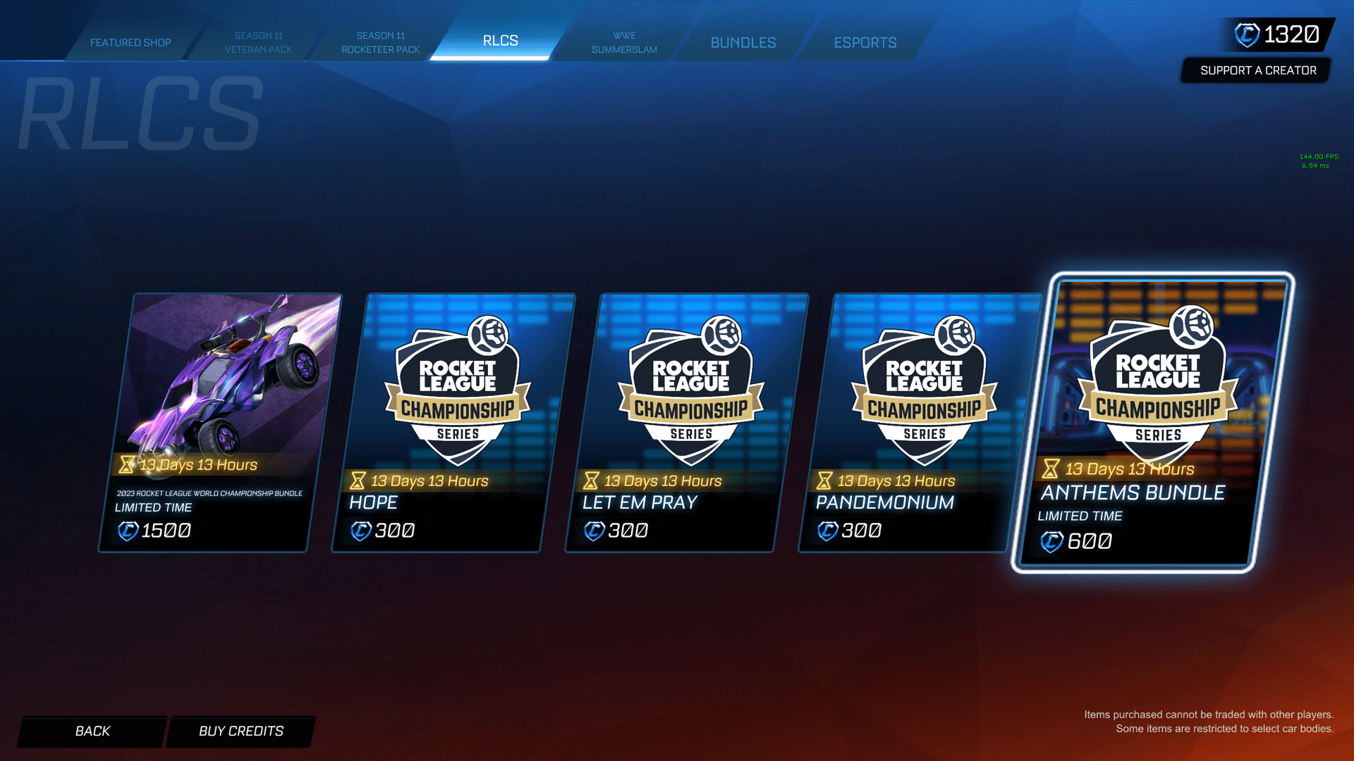 Rocket League Champions Road Event