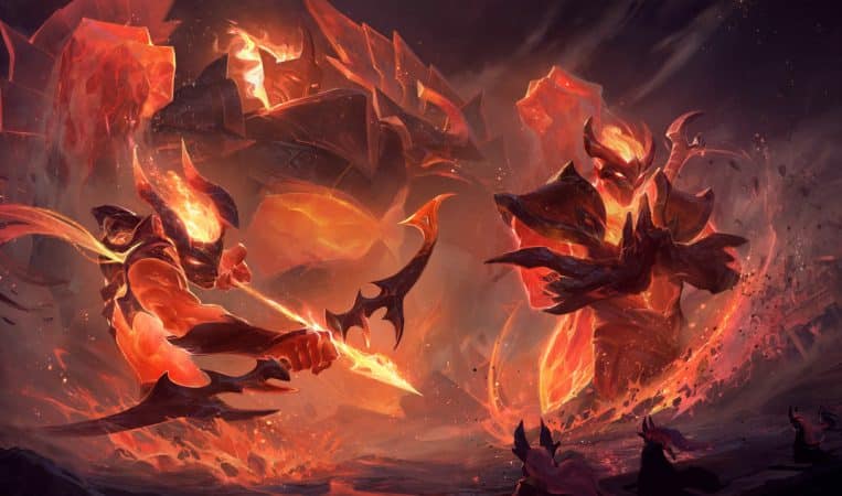 LoL Discounted Skins and Champions Infernal Shen