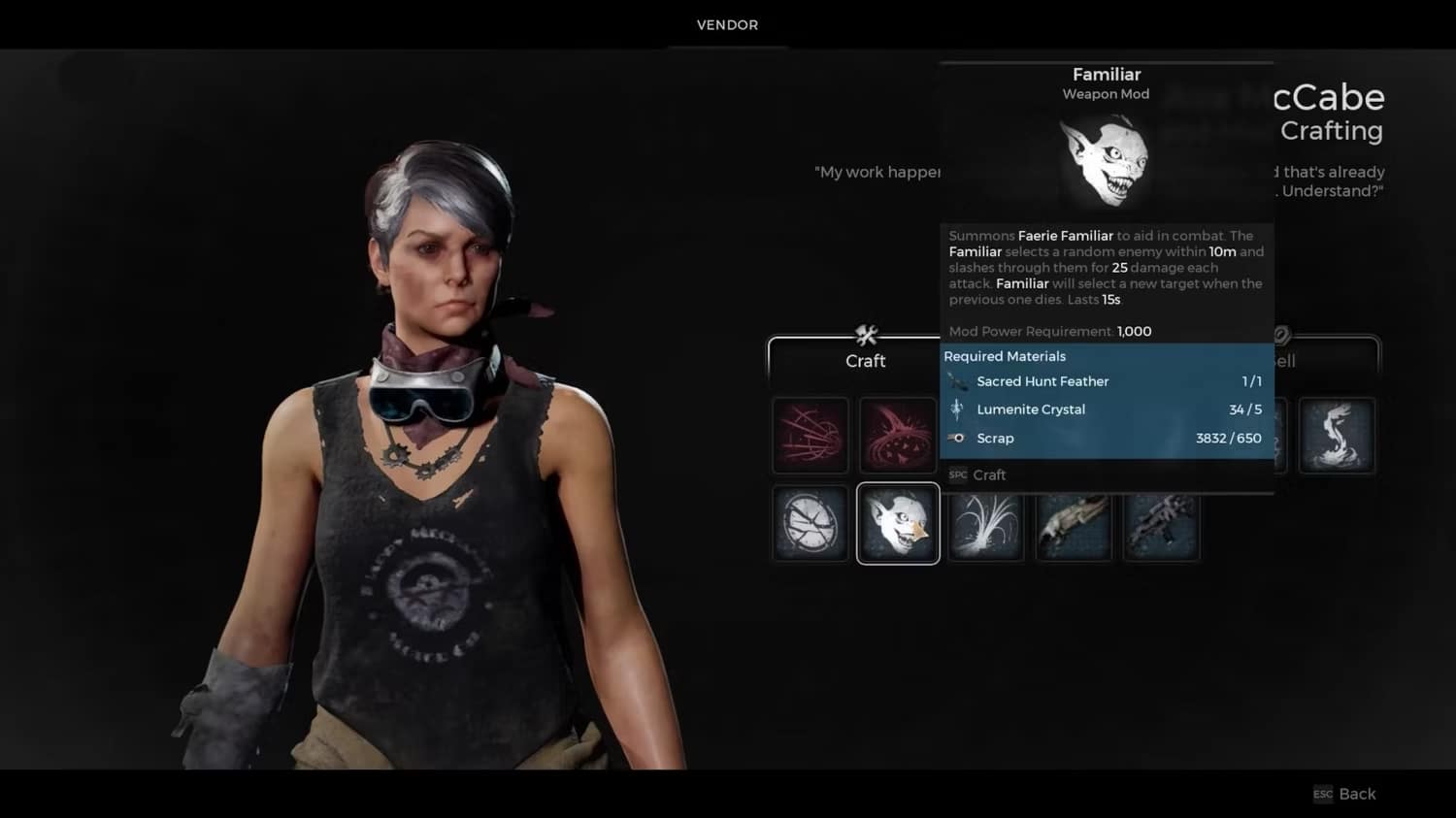 remnant 2 familiar mod