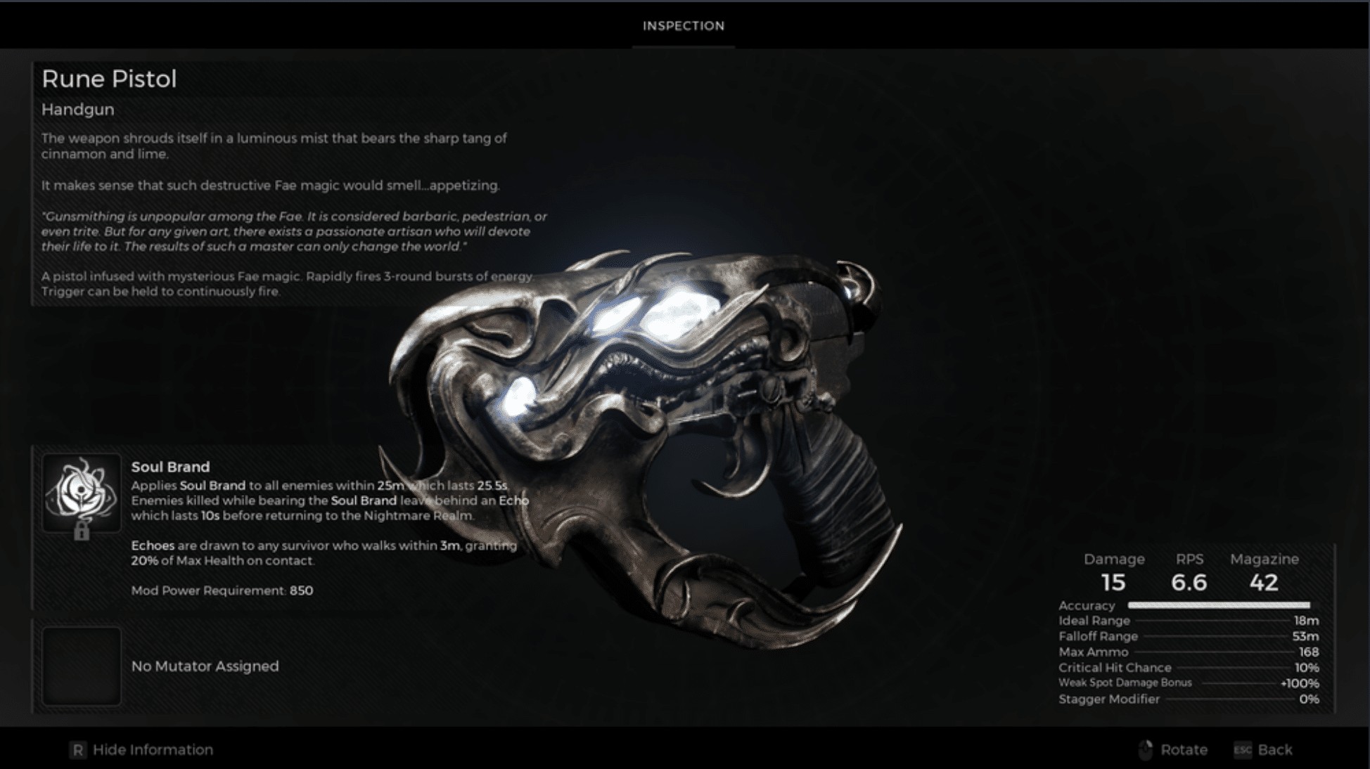 remnant 2 rune pistol