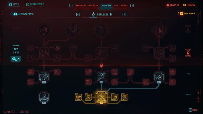 Cyberpunk 2077 Skills