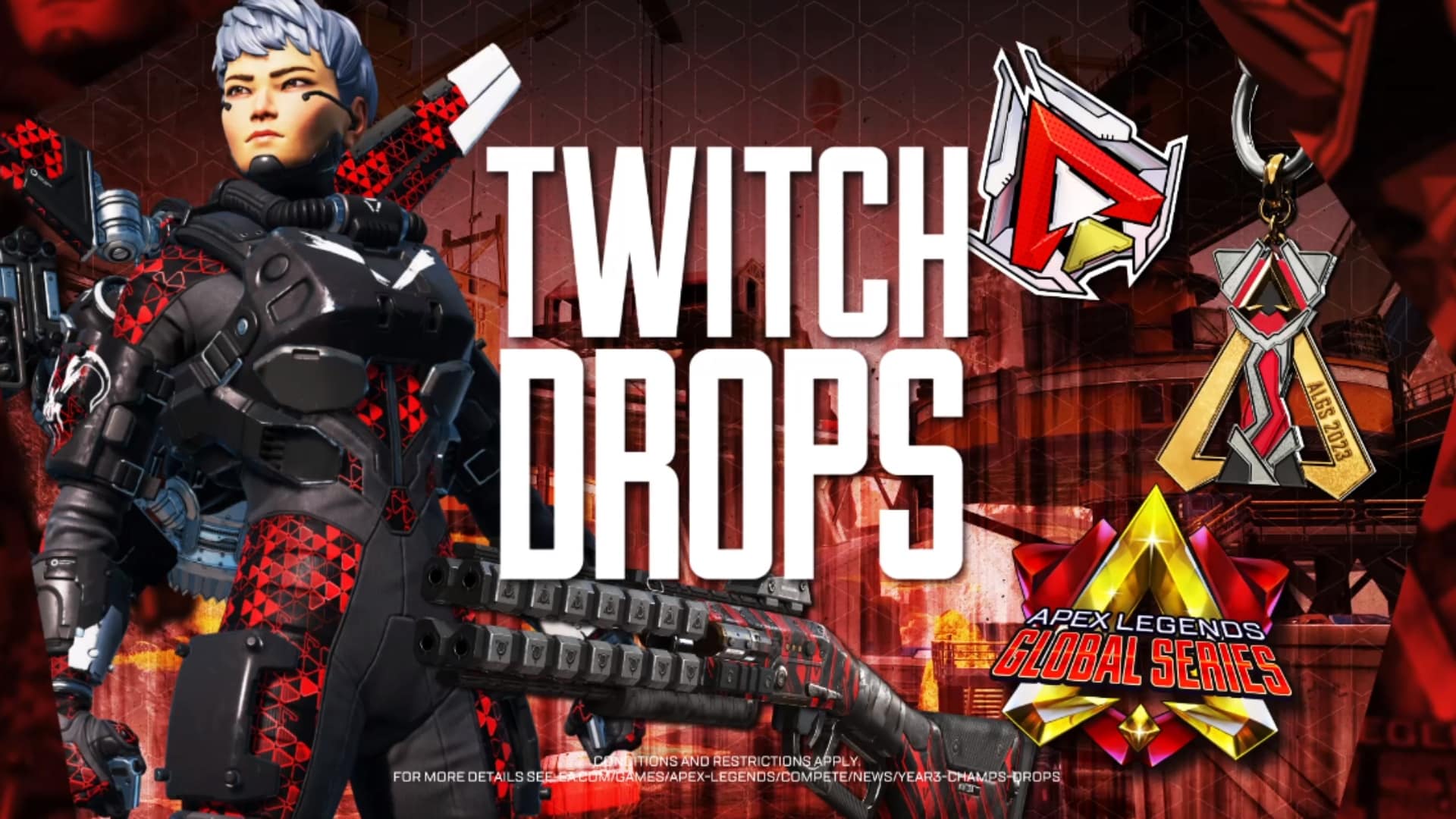 Tune in every day to get some exclusive ALGS Twitch drops!