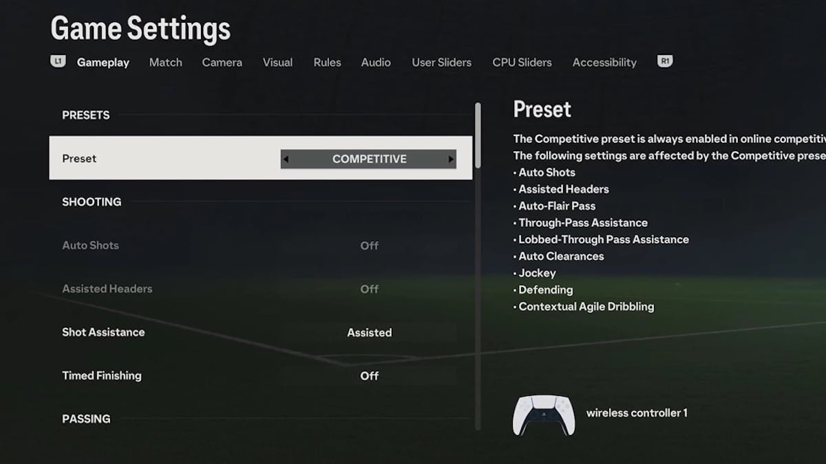 Best EA FC Settings console