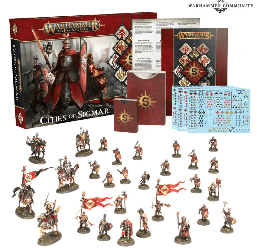 Cities of Sigmar Army Box Set in the box
