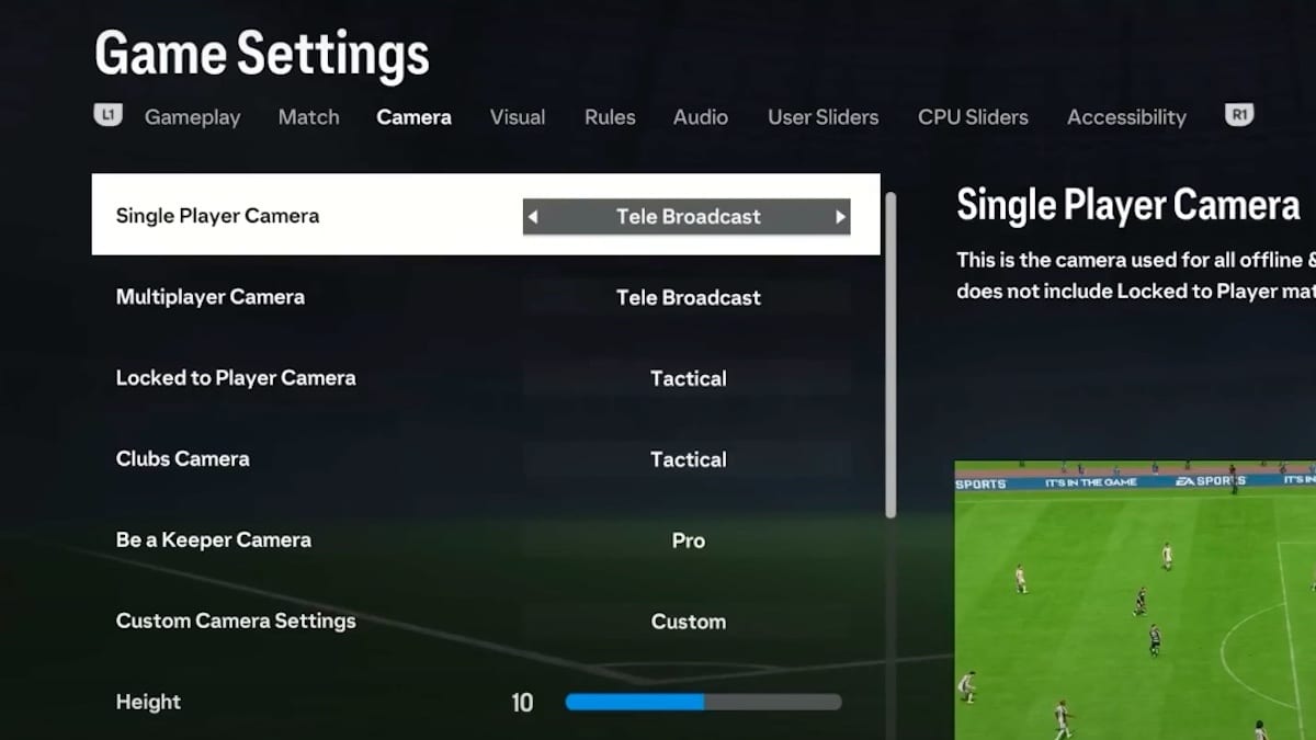 Best EA FC Settings PC