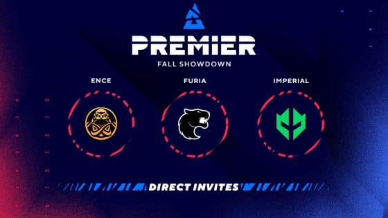 Imperial, FURIA, and ENCE Lock Down BLAST Fall Showdown Invites