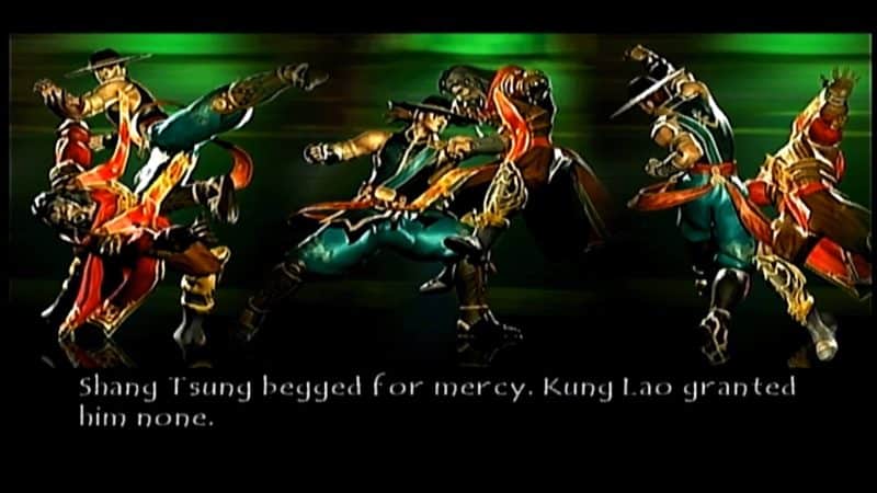 Midway Kung Lao would fight for his friends, but preferred peace.